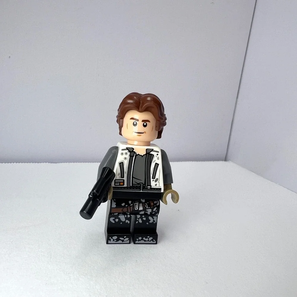 LEGO Star Wars Han Solo sw0915 Minifigure White Jacket Corellia Blaster 75209